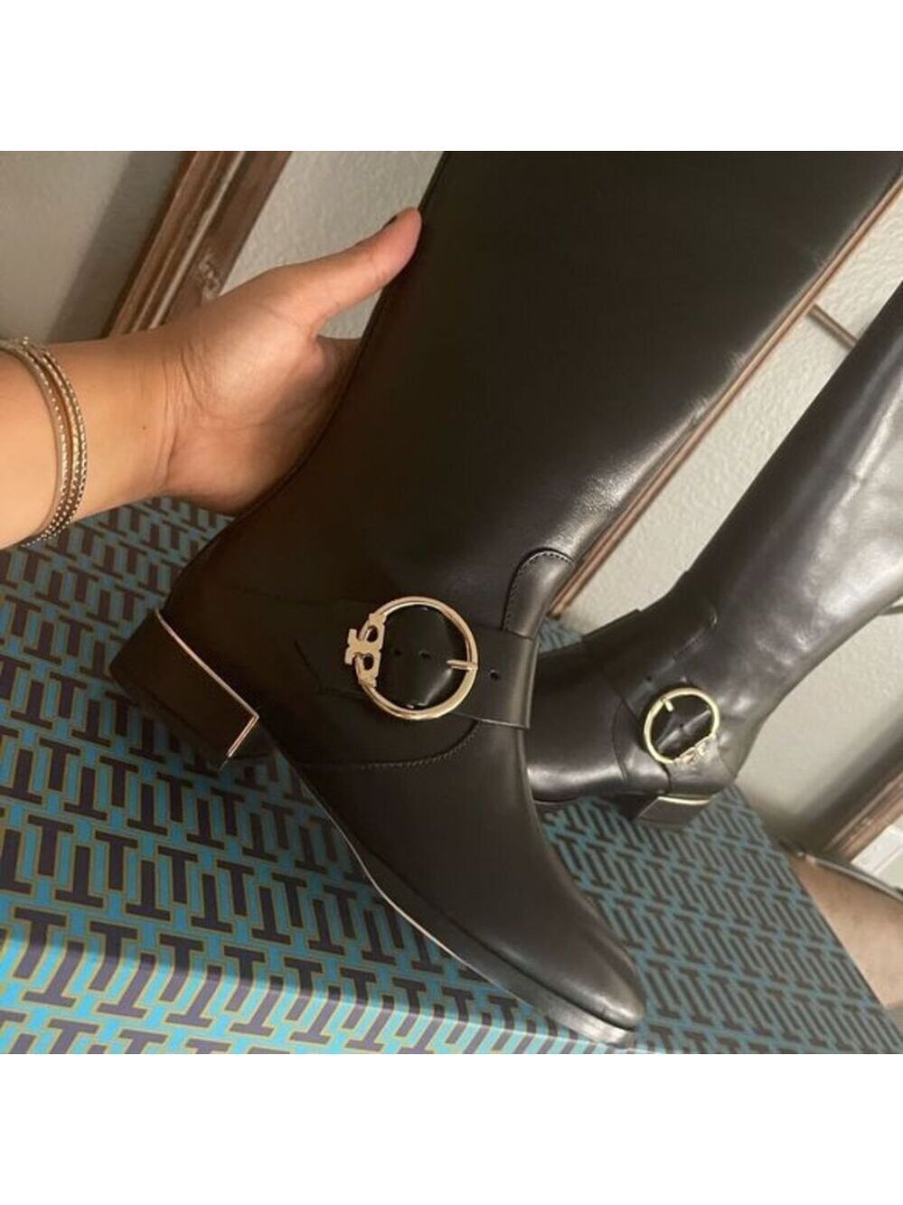 New Tory Burch leather boots